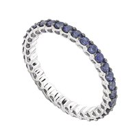 Anello World Diamond Group Donna in Oro bianco Zaffiro ANDM55070-1.08-11